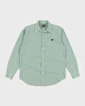 00s Chaps Green Check Shirt - Youth XL