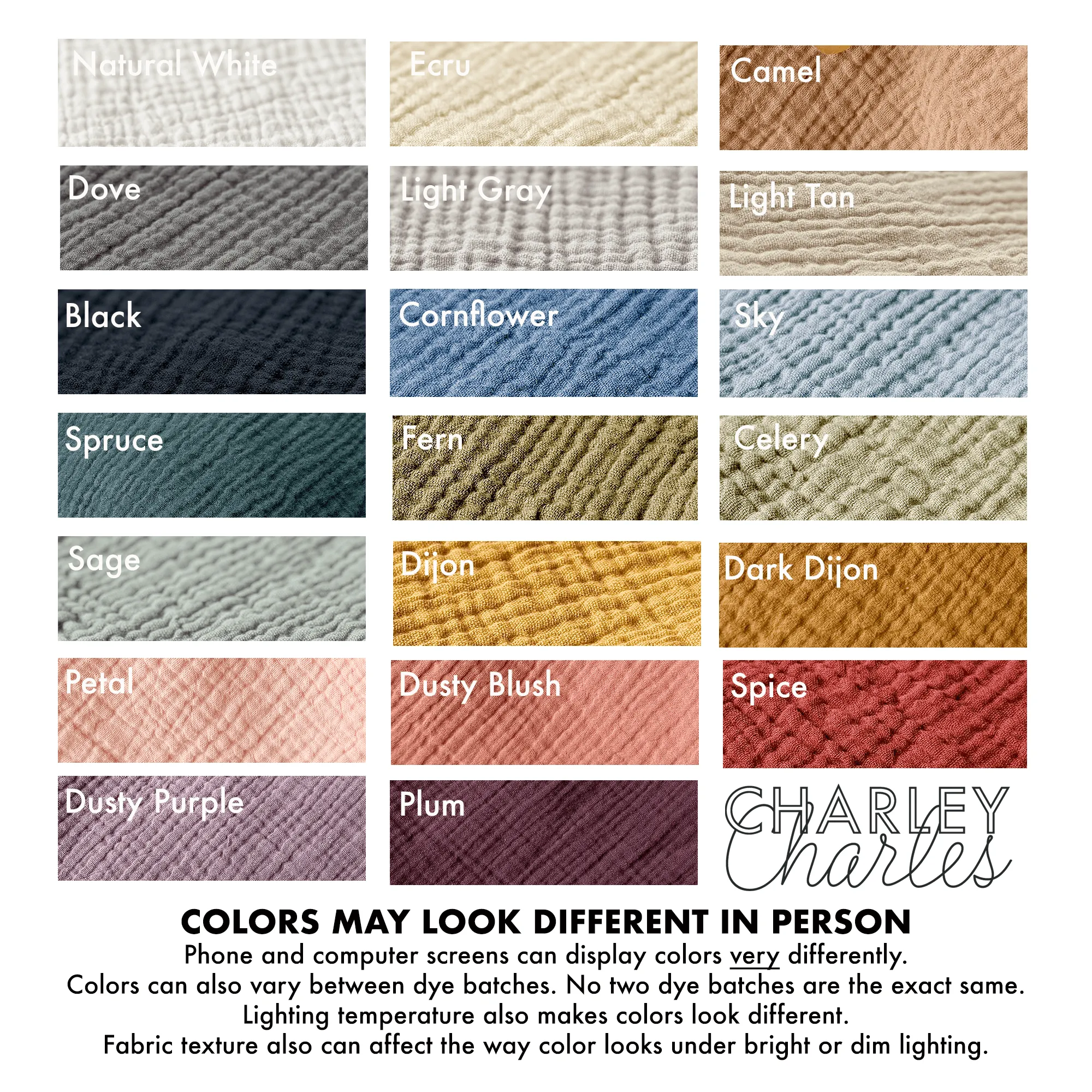 4 Layer Cotton Gauze Blanket - SMALL 32 X 39 / MORE COLORS AVAILABLE