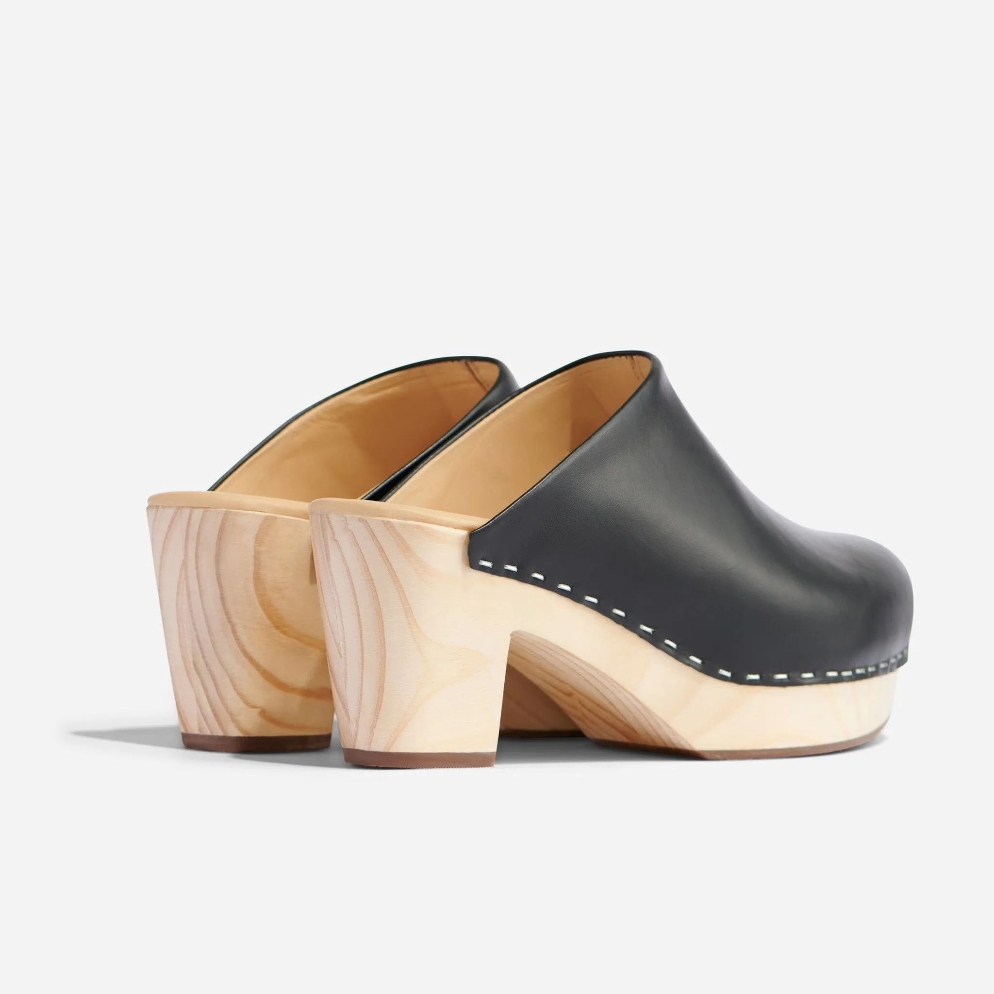 All-Day Heeled Clog Black