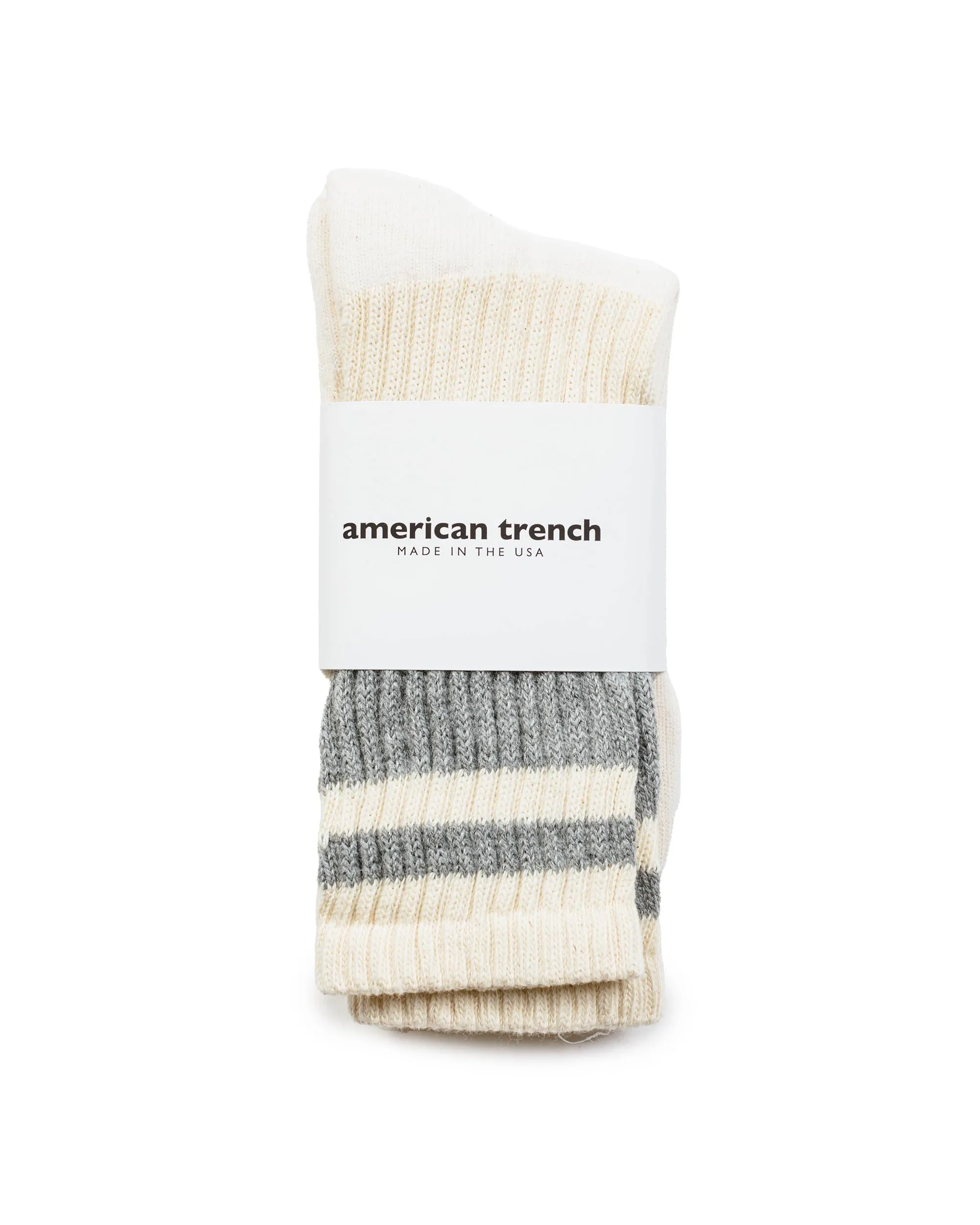 American Trench The Mono Stripe Heather Grey