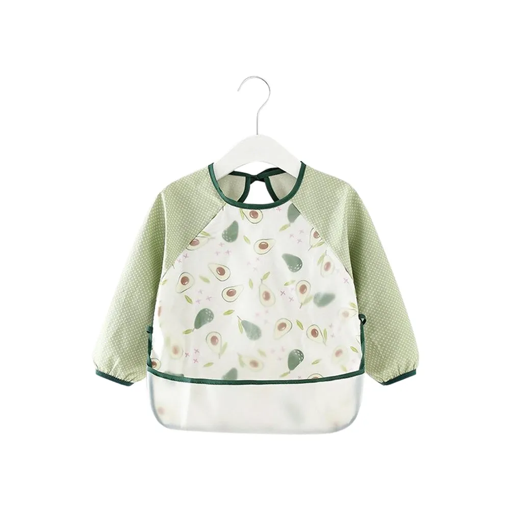 Baby Long Sleeve Apron Smock Bib Woodlands