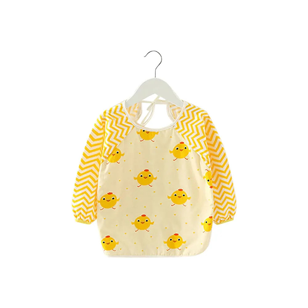 Baby Long Sleeve Apron Smock Bib Woodlands