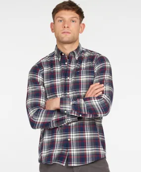 Barbour Crossfell Tailored Shirt - Navy