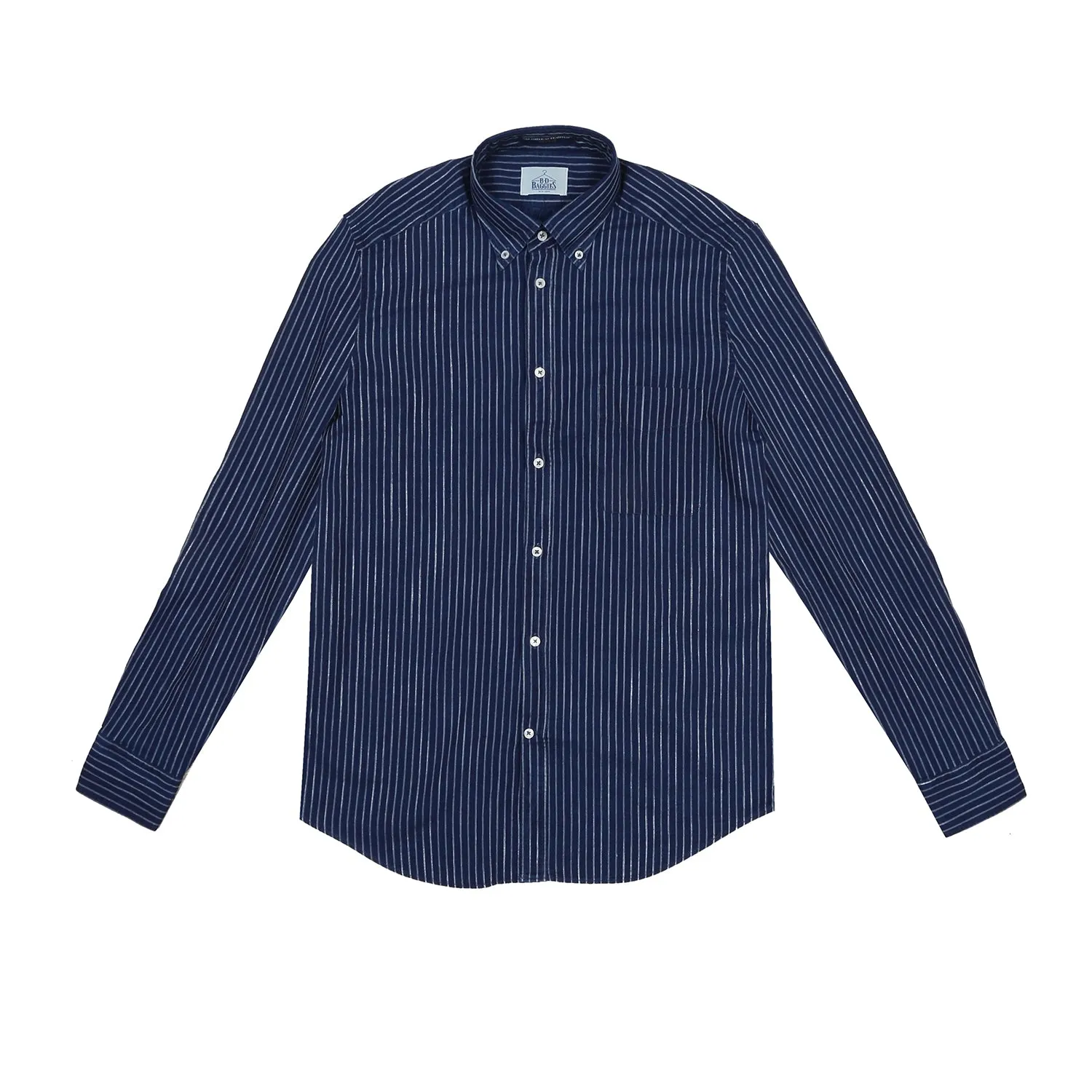 B.D. Baggies - Bradford Button Down - Navy/White Stripe