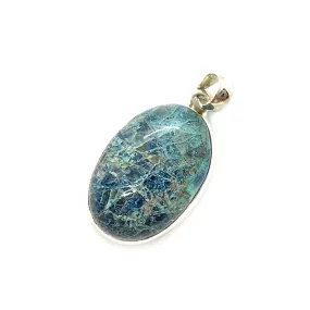 Bea Shattuckite Oval Small Pendant