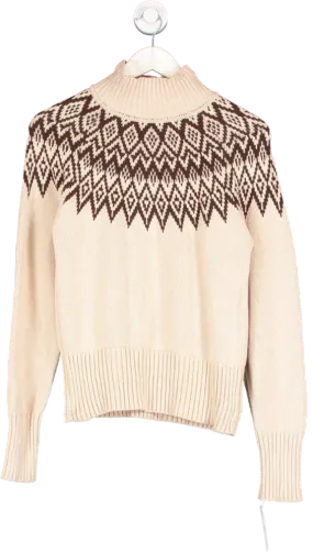 Beaumont Organic Brown Jillian Organic Cotton Jumper UK XS