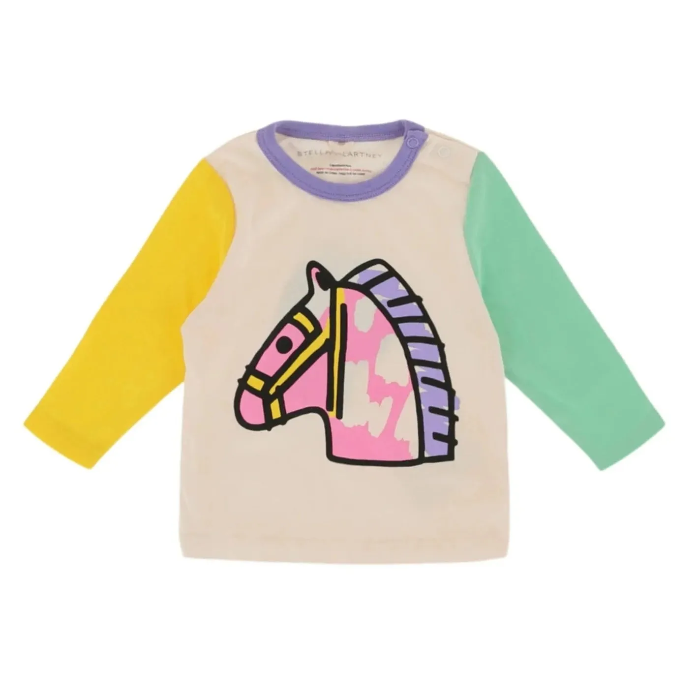 Block Horse Raglan Tee