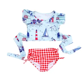 Blueberry Bay Pier House Two Piece Swimsuit