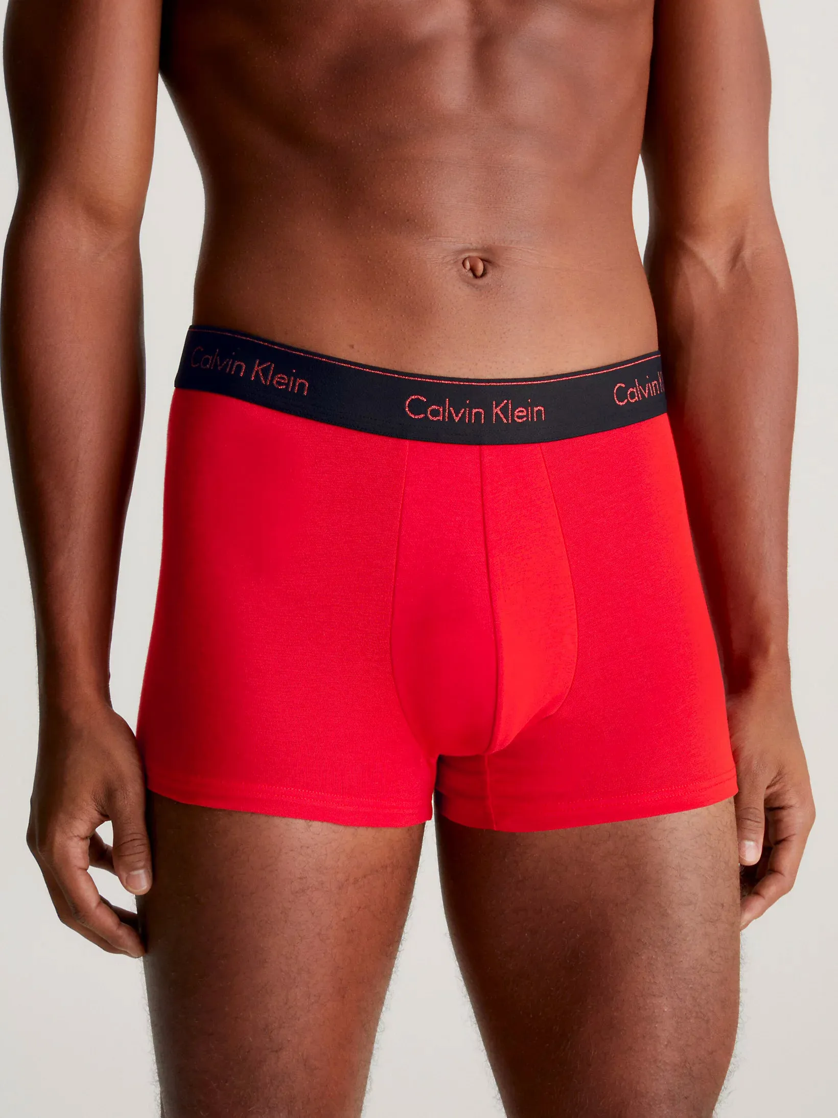 Calvin Klein Mens Low Rise Boxer Trunks (3-Pack)