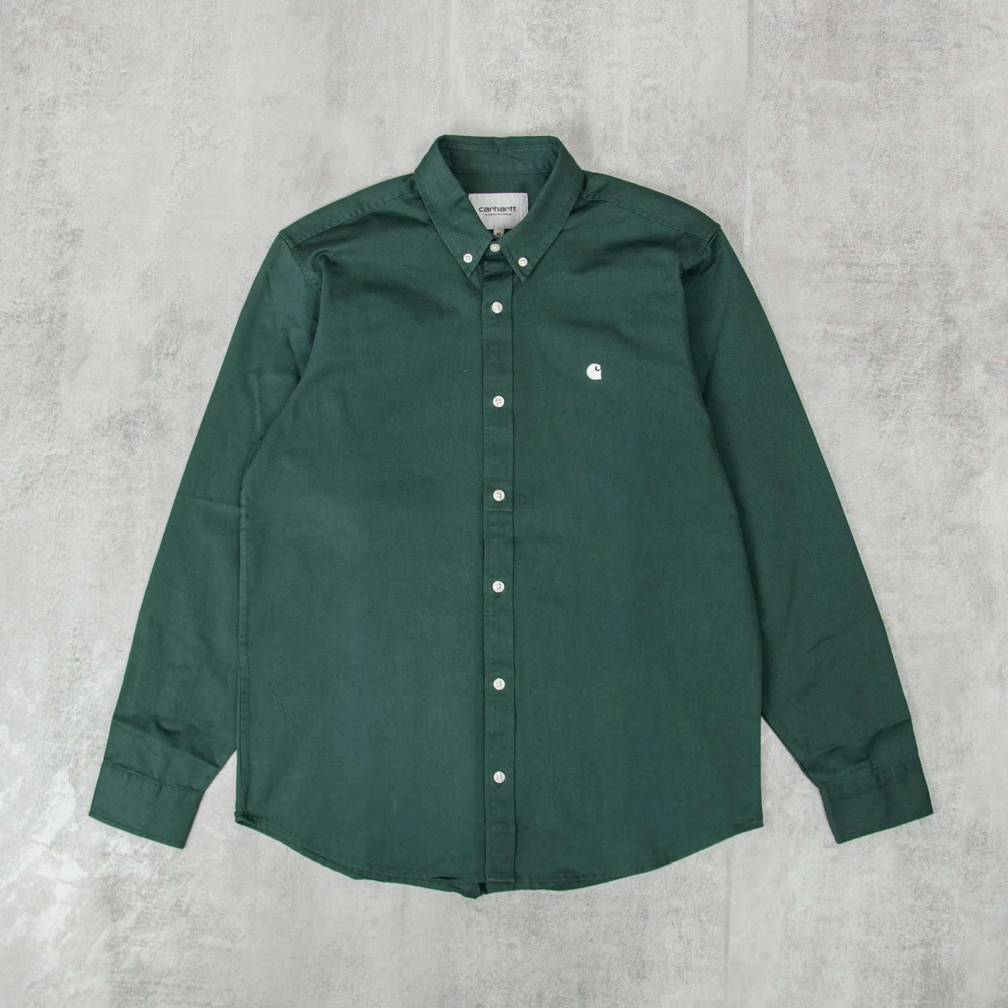 Carhartt WIP Madison L/S Shirt - Discovery Green / Wax