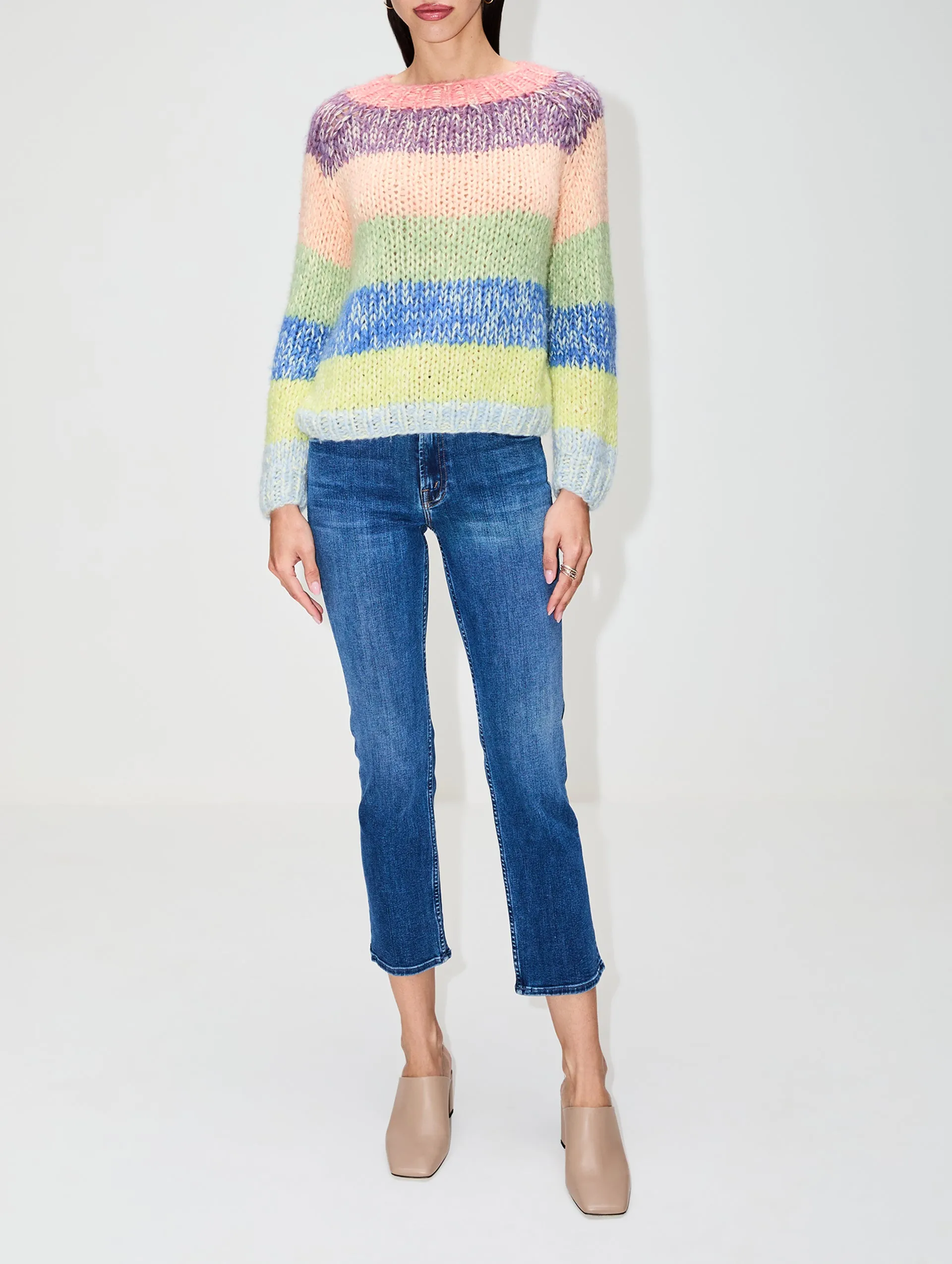 Cashmere Rainbow Pullover