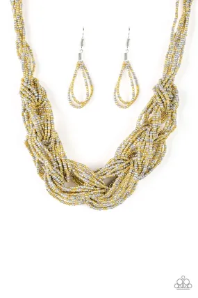 City Catwalk - Gold Paparazzi Necklace