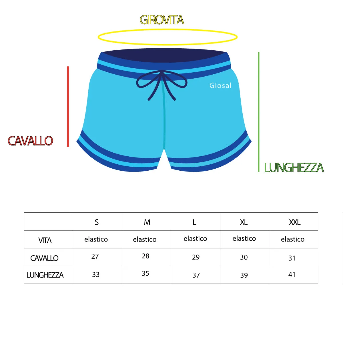 Costume Da Bagno Uomo Boxer Blu Fenicotteri Foglie Elastico GIOSAL-SU1155A