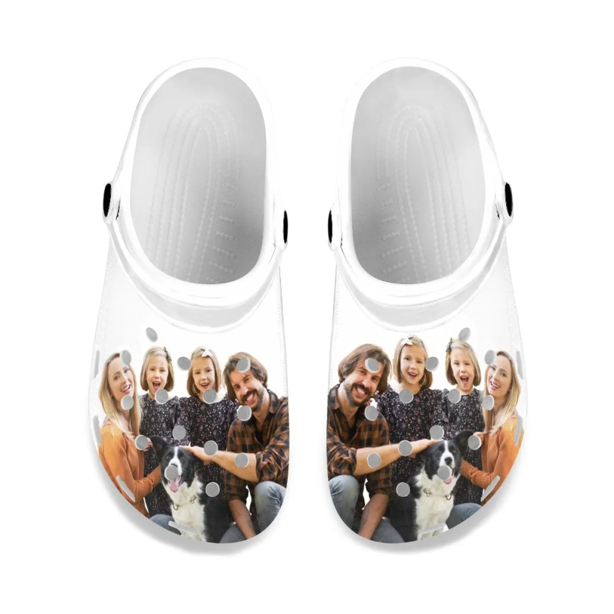 Custom Photo Hole Shoes Personalized Photo Clog Shoes Unisex Adult Funny Slippers (DHL is not supported)