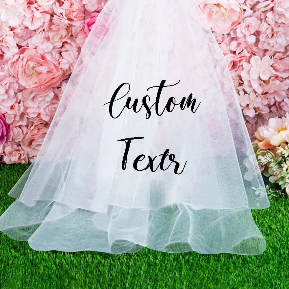 Custom Your Text Veil | Personalized Future Mrs  Veil | Bridal Shower Veil | Bachelorette Veil |Bride Veil