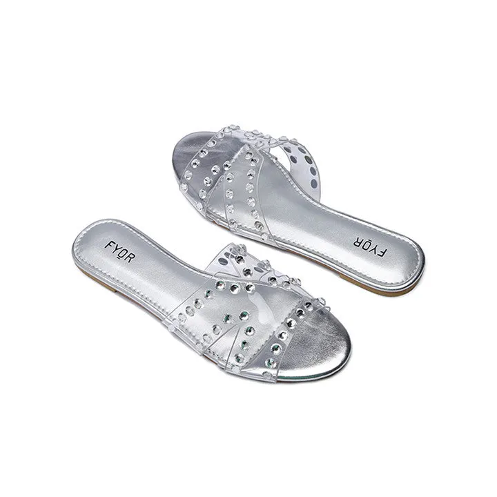 Diamante Slide Sandal MY 179