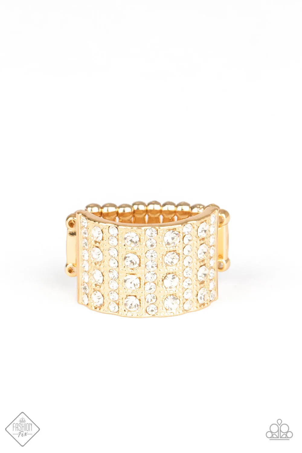 Diamond Drama Gold-Ring