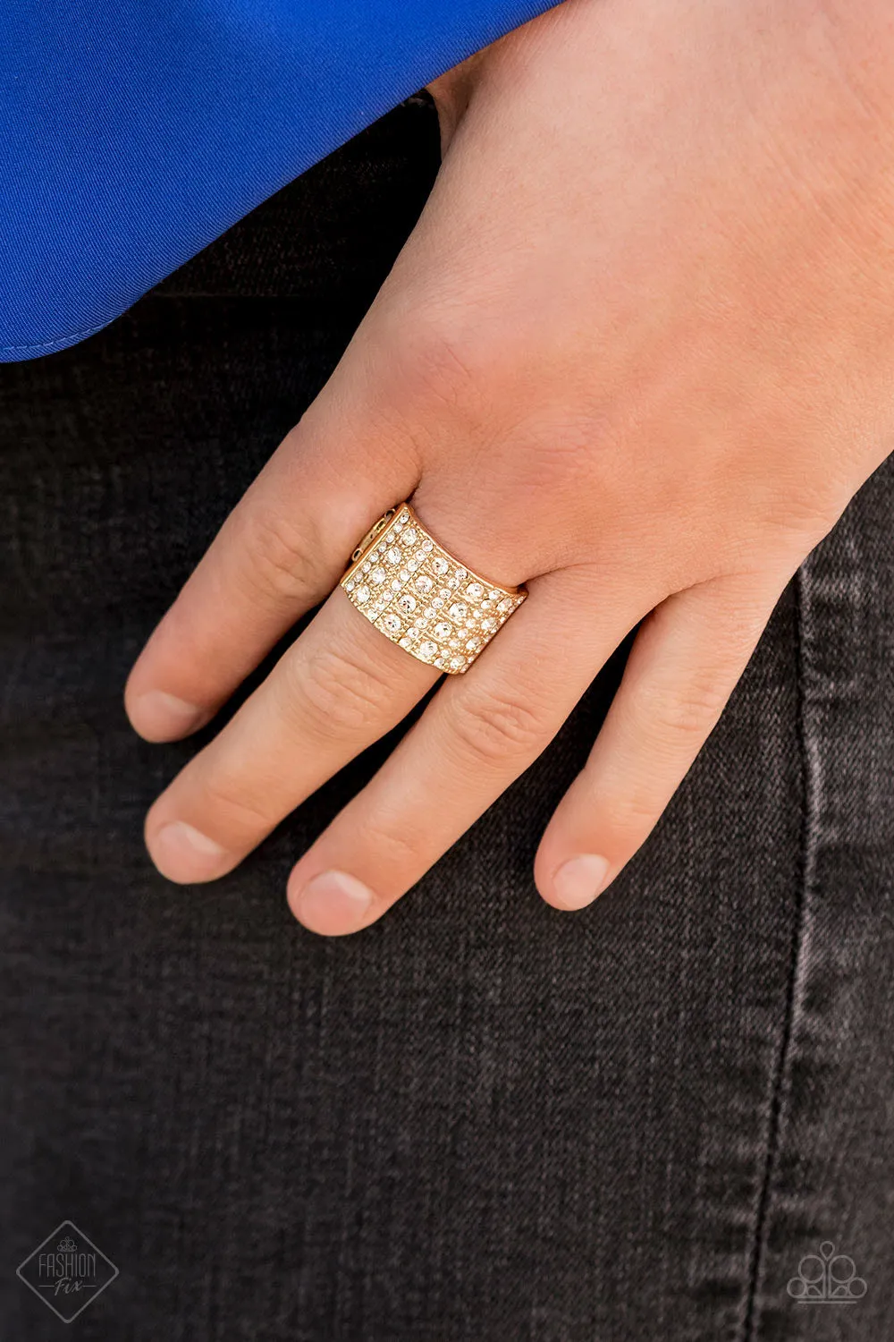 Diamond Drama Gold-Ring