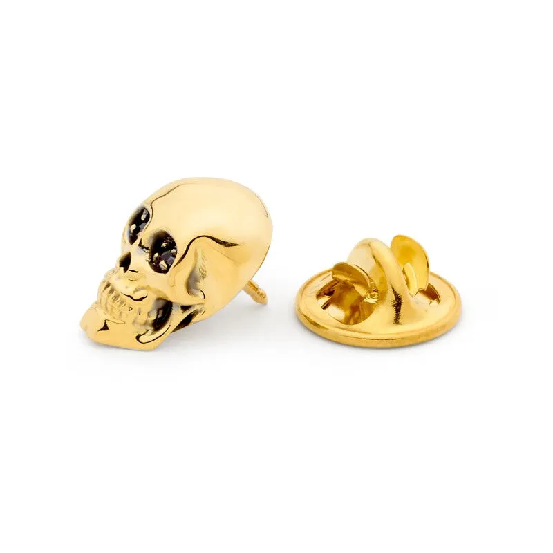 Diamond Skull Pin