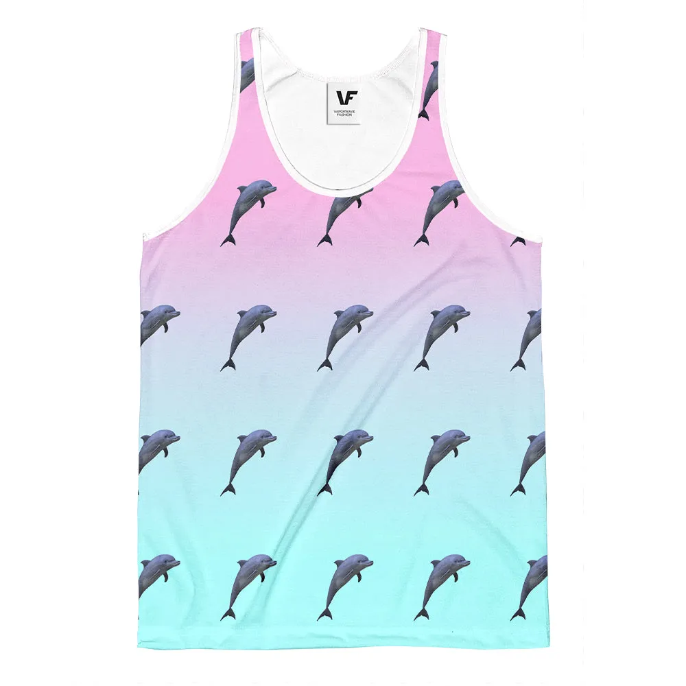 DOLPHIN PRINT : AOP Tank-Top