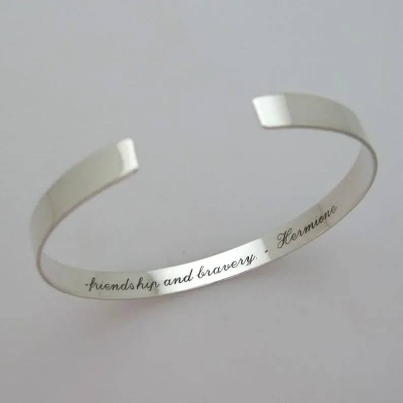 Follow Your Heart Engraved Bracelet