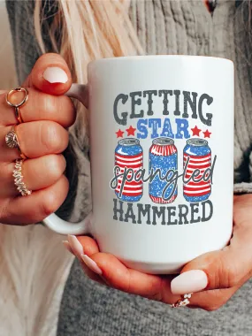 Getting Star Spangled Hammered Mug