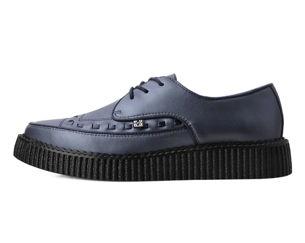 Gunmetal TUKskin Lace Up Creeper