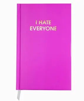 Hardcover Journal - I Hate Everyone