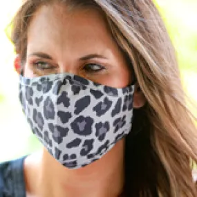 HIDING MY WILD SIDE-GREY LEOPARD MASK