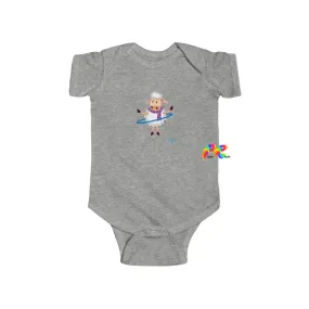 Hooping Sheep Infant Fine Jersey Bodysuit