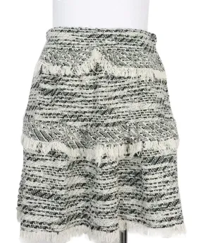 IRO Black & Ivory Knit Skirt sz 2