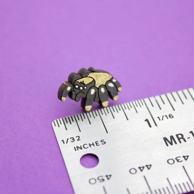 Jumping Spider Stud Earrings