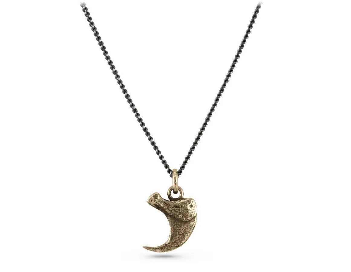 Lynx Claw Necklace - Bronze