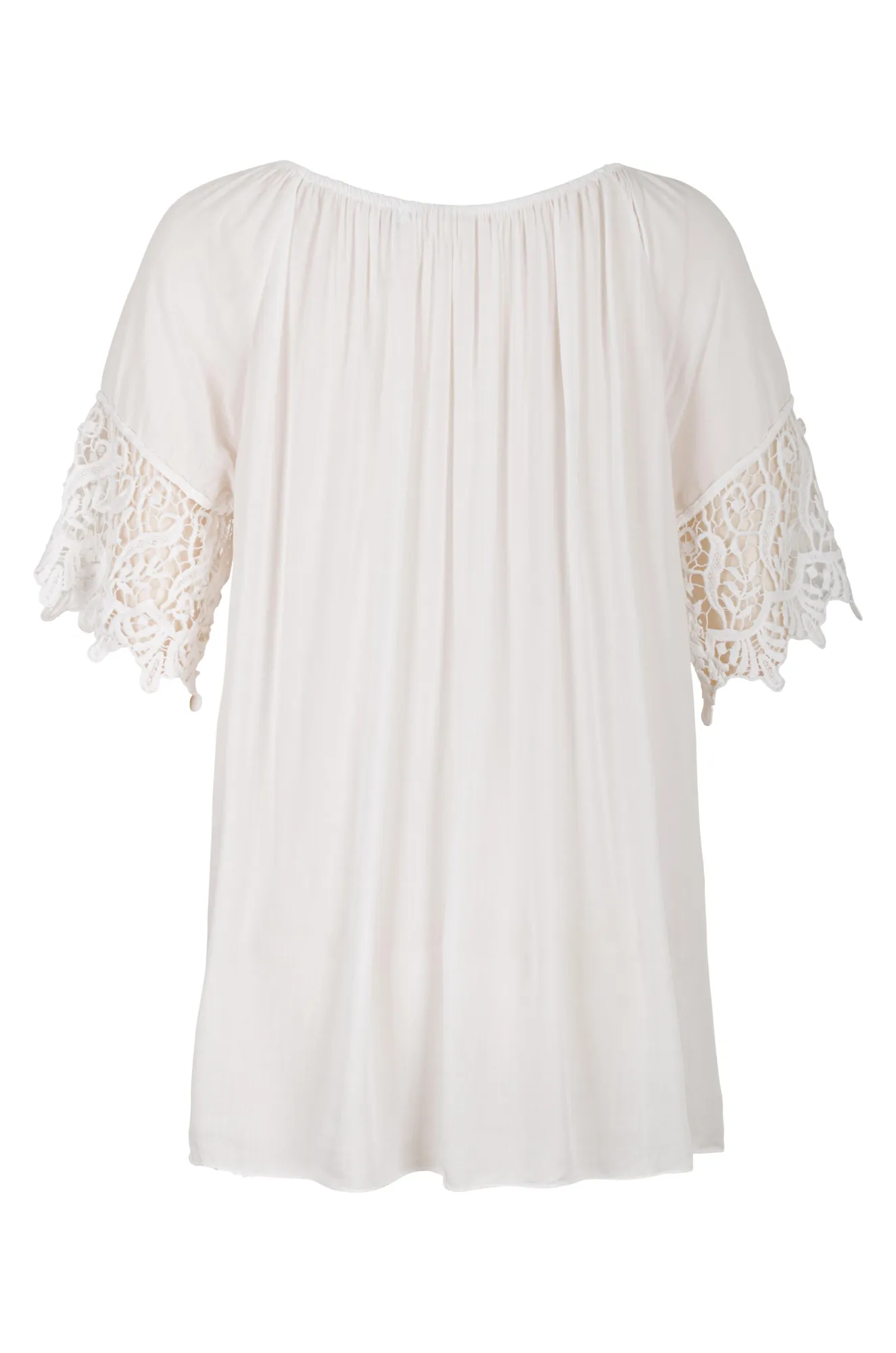 Made in Italy Embroidered Top | WHITE | 0407YY