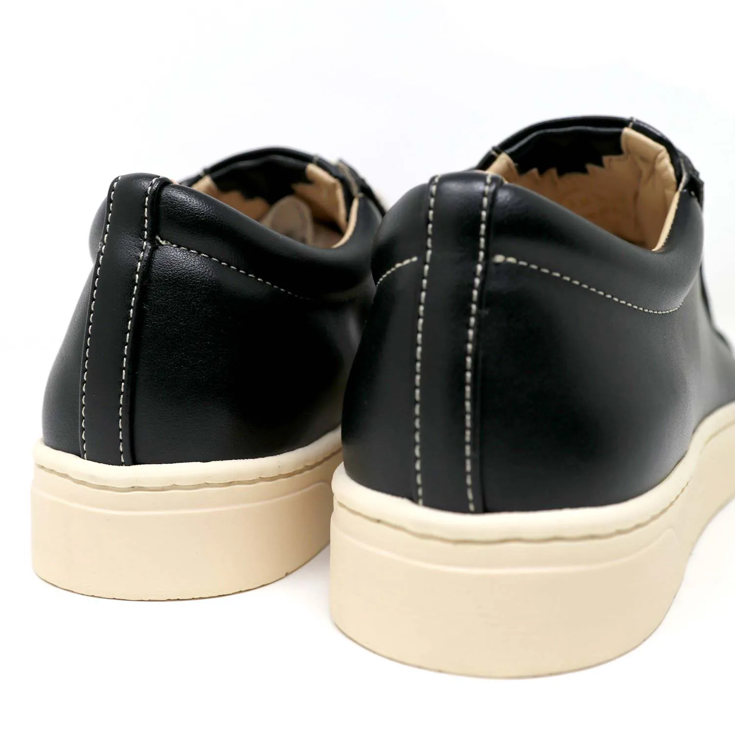 MEL black/oat vegan apple leather sneakers