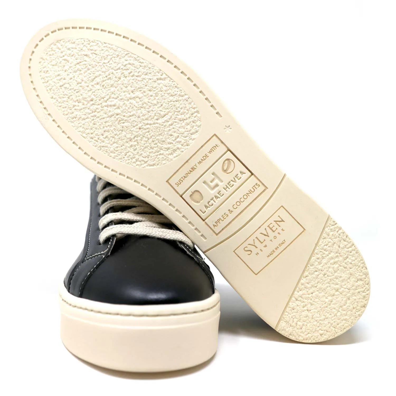 MEL black/oat vegan apple leather sneakers