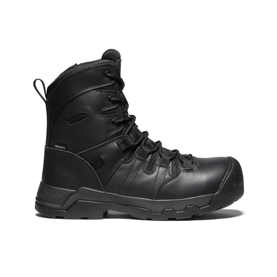 Men's CSA Oshawa  8" Side Zip Waterproof Boot (Carbon-Fiber Toe)  |  Black/Black