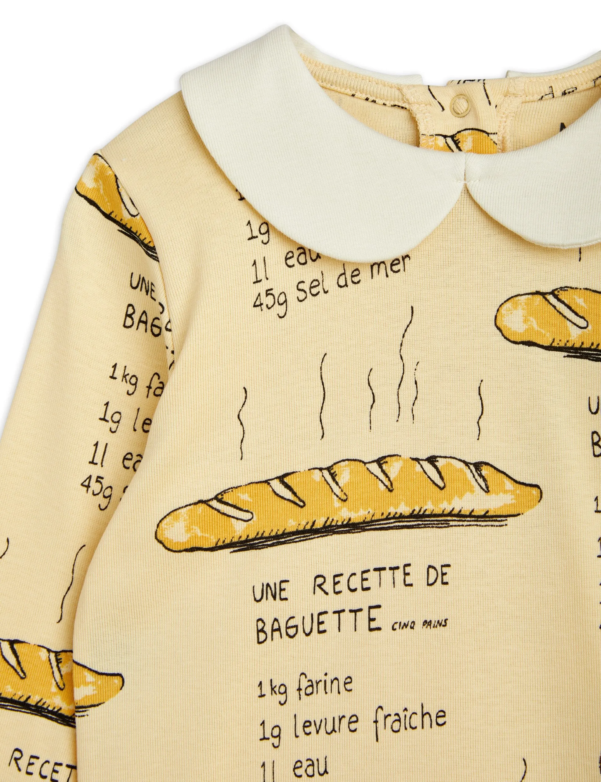 Mini Rodini | Baguette aop ls collar tee