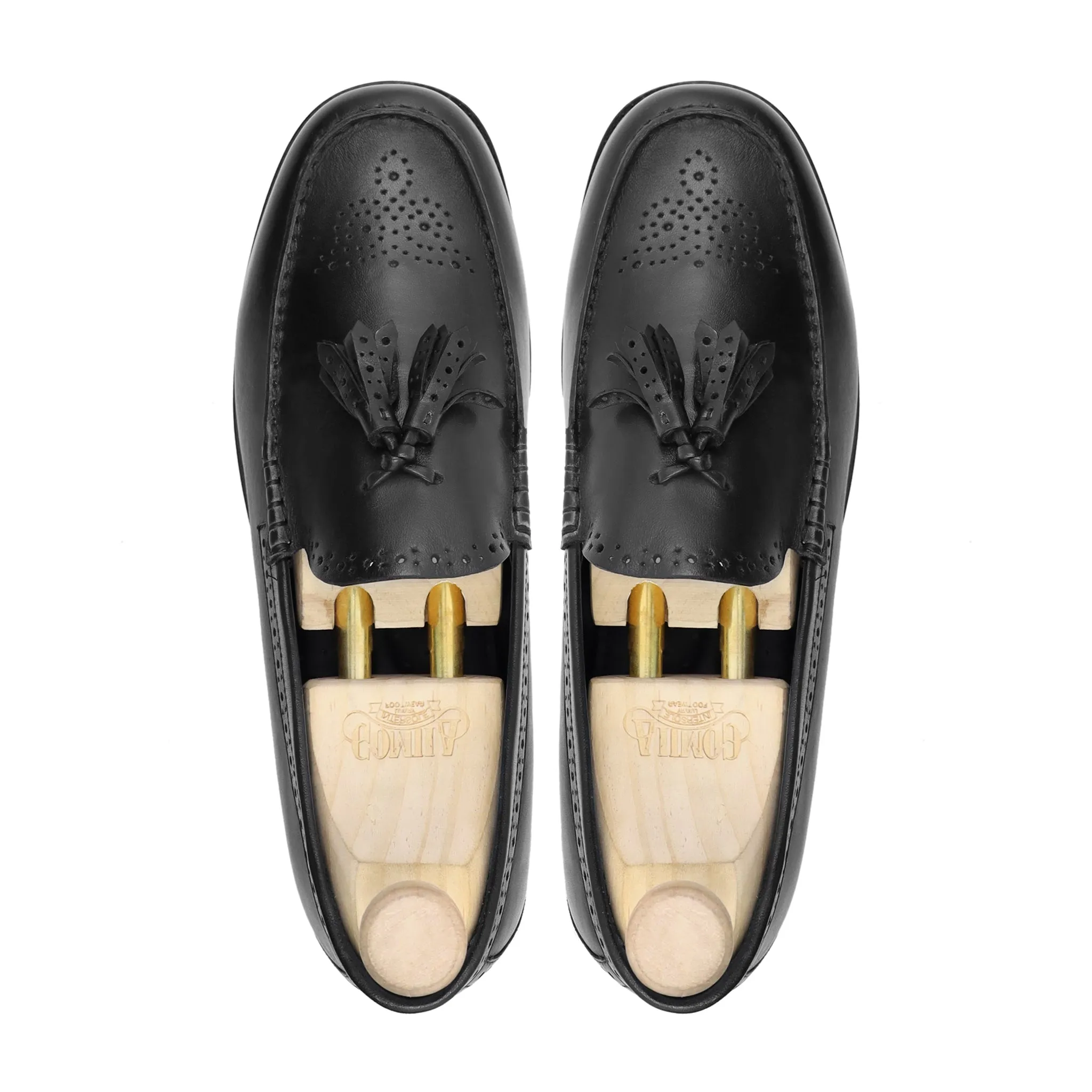 Natal - Men's Black Calf Leather Loafer