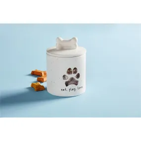 Paw Print Treat Jar Kit by Mud Pie