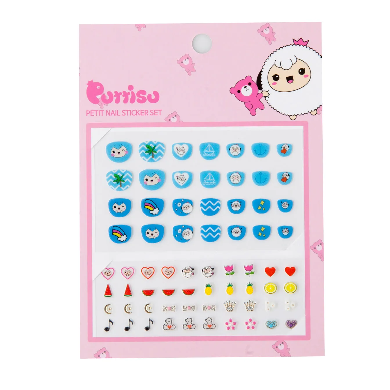 Puttisu Petit Nail Sticker Set 04 Blue Soda