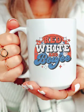 Red White And Boujee Mug