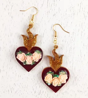 True Love Heart Earrings #1052