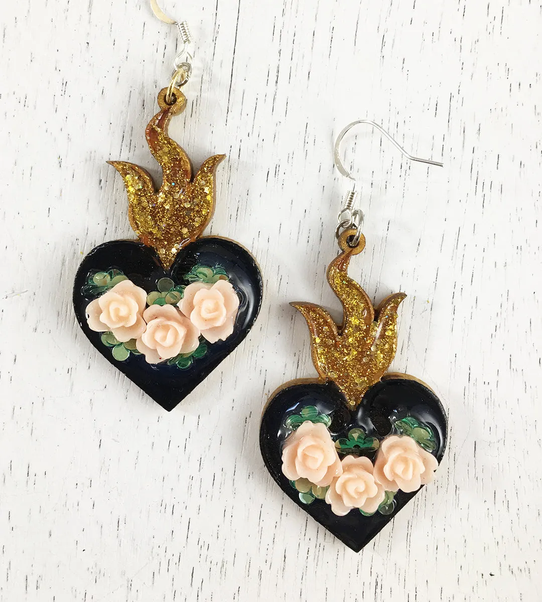 True Love Heart Earrings #1052